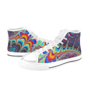 ll THE MOON canvas High Top Sport Shoes for Men