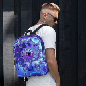 lI THE MOON Backpack water-resistant, high quality with padded 15" Laptop Pocket