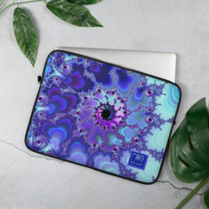 ll THE MOON Laptop Sleeve water & oil resistant, soft faux fur inside