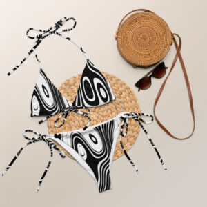 II THE MOON recycled string bikini